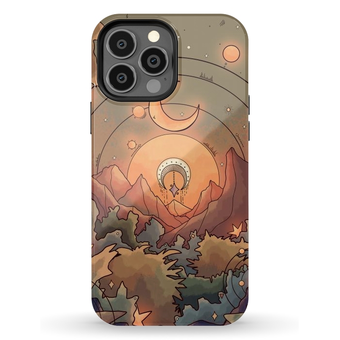 iPhone 13 Pro Max StrongFit Stars in the forest by Steve Wade (Swade)