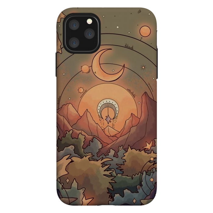 iPhone 11 Pro Max StrongFit Stars in the forest by Steve Wade (Swade)