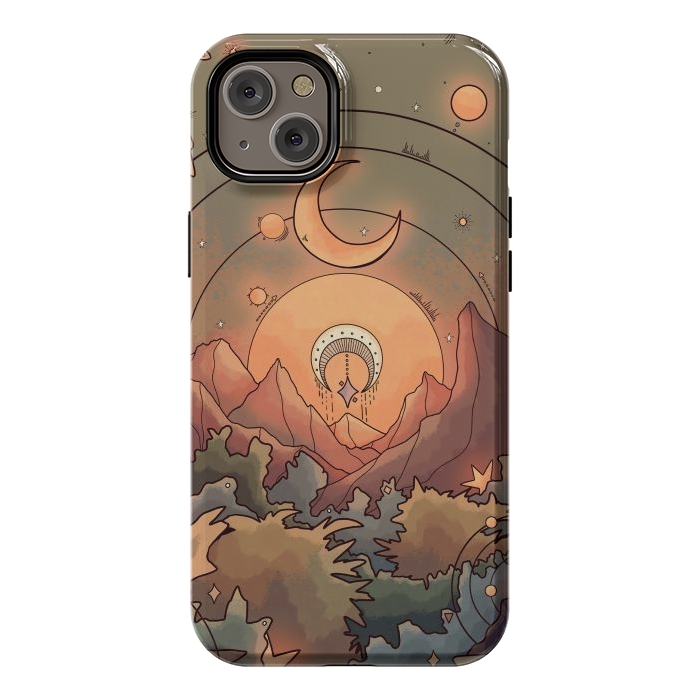 iPhone 14 Plus StrongFit Stars in the forest by Steve Wade (Swade)