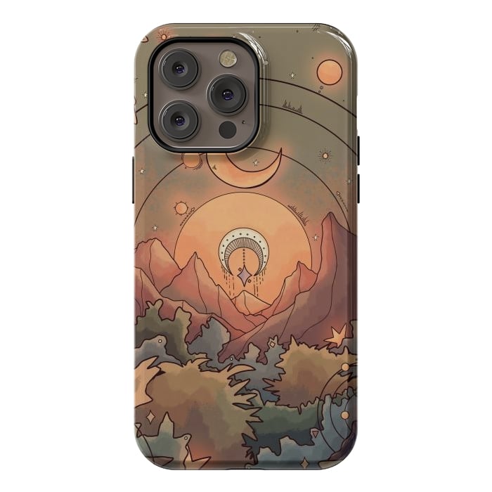iPhone 14 Pro max StrongFit Stars in the forest by Steve Wade (Swade)