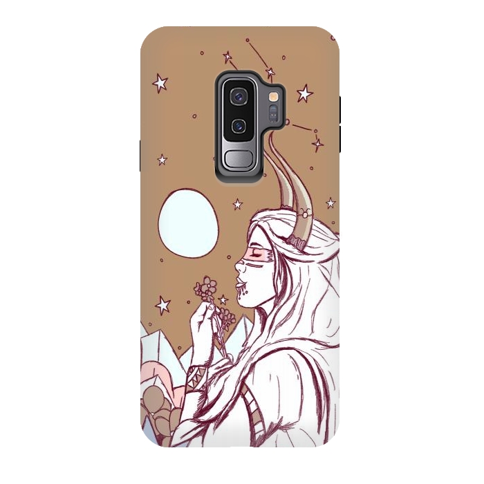 Galaxy S9 plus StrongFit Taurus ghost girl by Steve Wade (Swade)