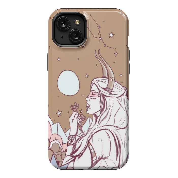 iPhone 15 Plus StrongFit Taurus ghost girl by Steve Wade (Swade)