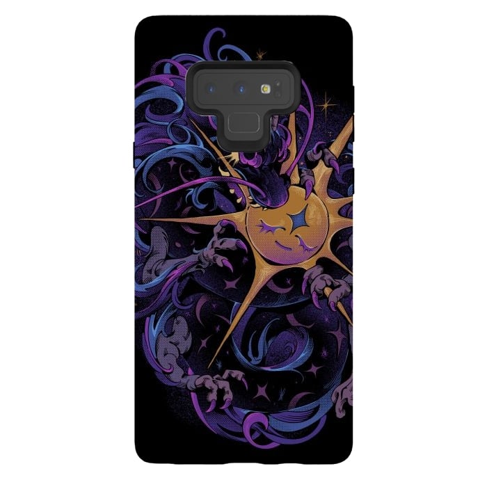 Galaxy Note 9 StrongFit Eclipse Dragon by Ilustrata