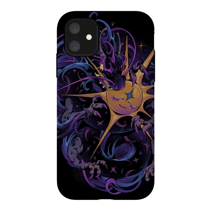 iPhone 11 StrongFit Eclipse Dragon by Ilustrata