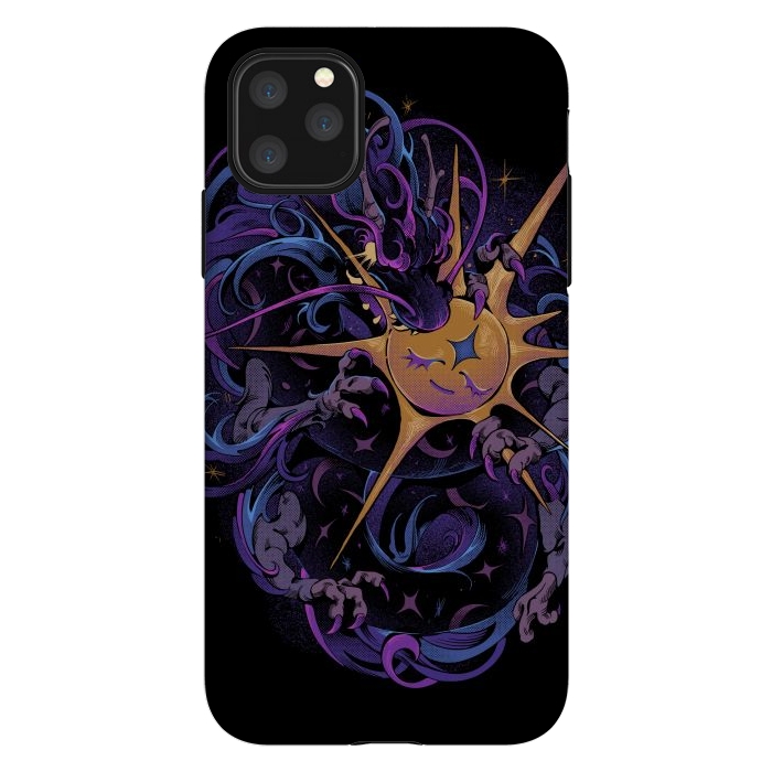 iPhone 11 Pro Max StrongFit Eclipse Dragon by Ilustrata