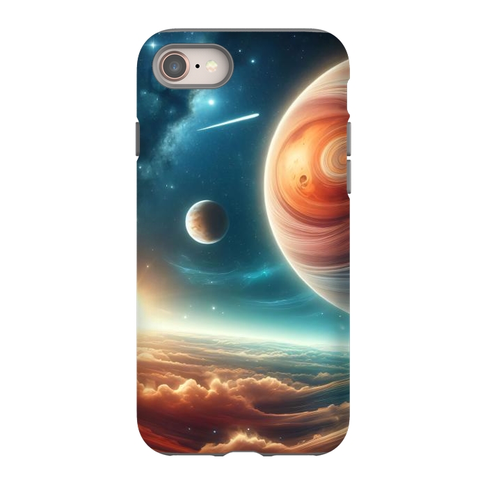 iPhone 8 StrongFit Swirling Universe by JohnnyVillas