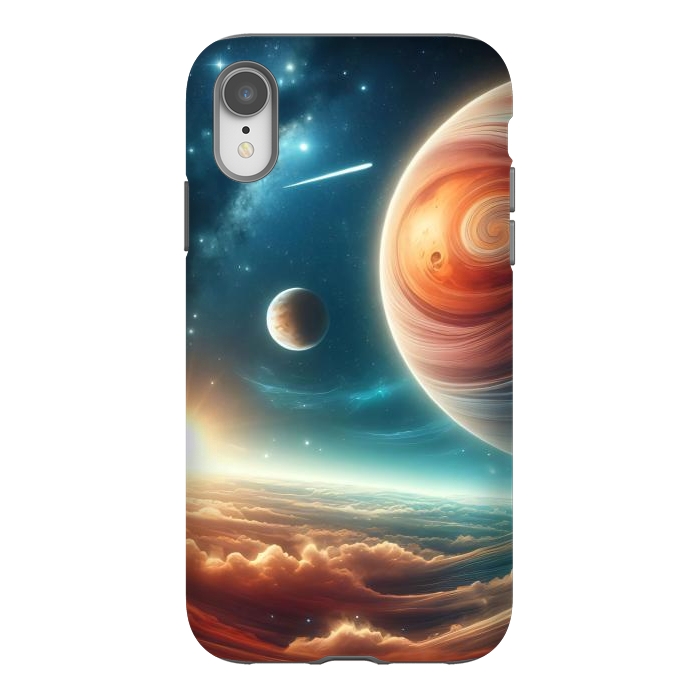 iPhone Xr StrongFit Swirling Universe by JohnnyVillas
