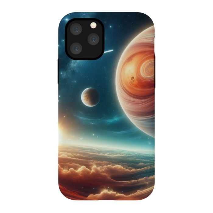 iPhone 11 Pro StrongFit Swirling Universe by JohnnyVillas