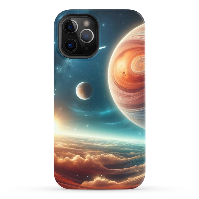 iPhone 12 Pro StrongFit Swirling Universe by JohnnyVillas