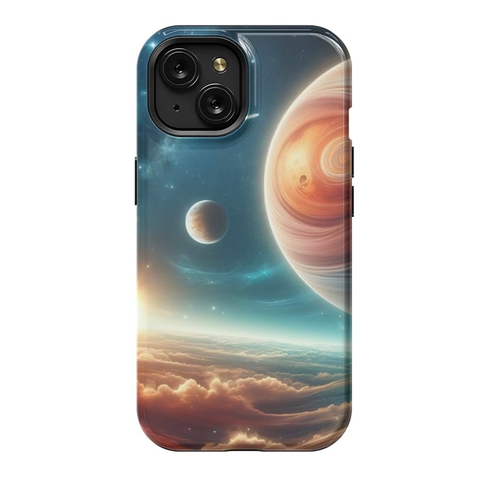 iPhone 15 StrongFit Swirling Universe by JohnnyVillas