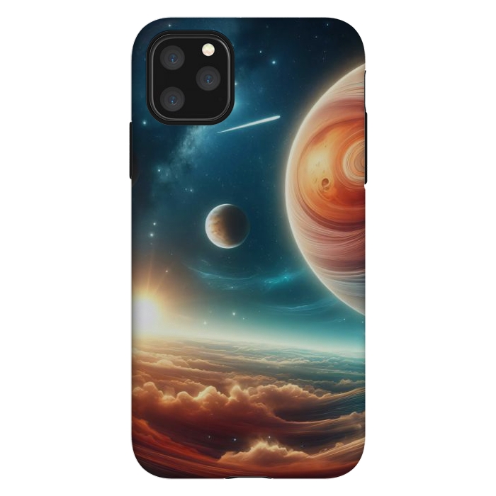 iPhone 11 Pro Max StrongFit Swirling Universe by JohnnyVillas