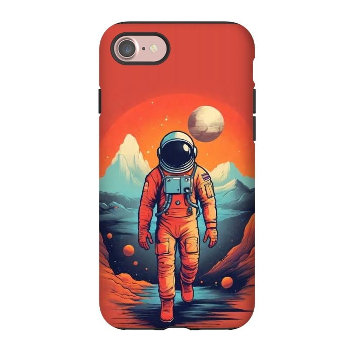 iPhone 7 StrongFit Solitude Astronaut by JohnnyVillas