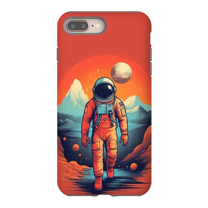 iPhone 7 plus StrongFit Solitude Astronaut by JohnnyVillas