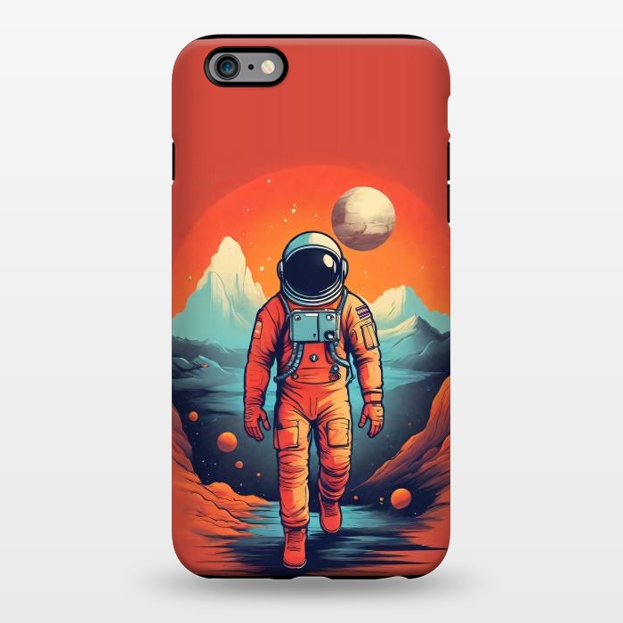 iPhone 6/6s plus StrongFit Solitude Astronaut by JohnnyVillas