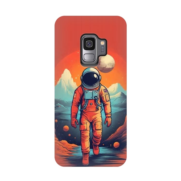 Galaxy S9 StrongFit Solitude Astronaut by JohnnyVillas