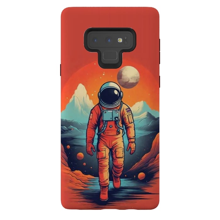 Galaxy Note 9 StrongFit Solitude Astronaut by JohnnyVillas