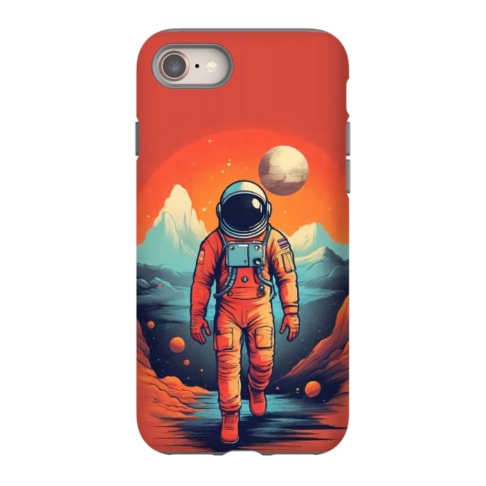 iPhone SE StrongFit Solitude Astronaut by JohnnyVillas