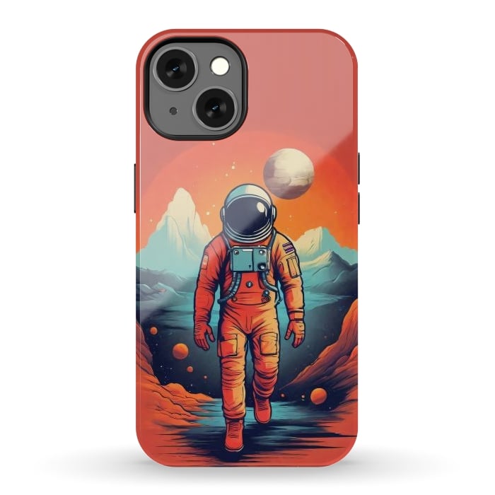 iPhone 13 StrongFit Solitude Astronaut by JohnnyVillas