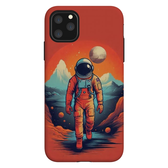 iPhone 11 Pro Max StrongFit Solitude Astronaut by JohnnyVillas