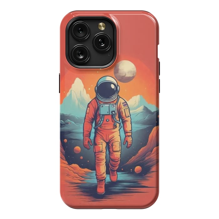 iPhone 15 Pro Max StrongFit Solitude Astronaut by JohnnyVillas