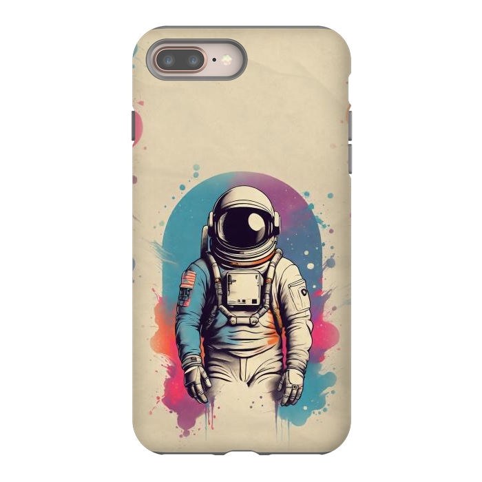 iPhone 8 plus StrongFit Cosmic wanderer by JohnnyVillas