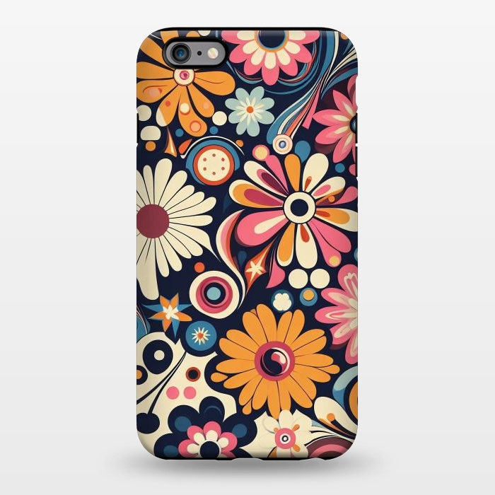iPhone 6/6s plus StrongFit 60s Flower Power 1 by JohnnyVillas