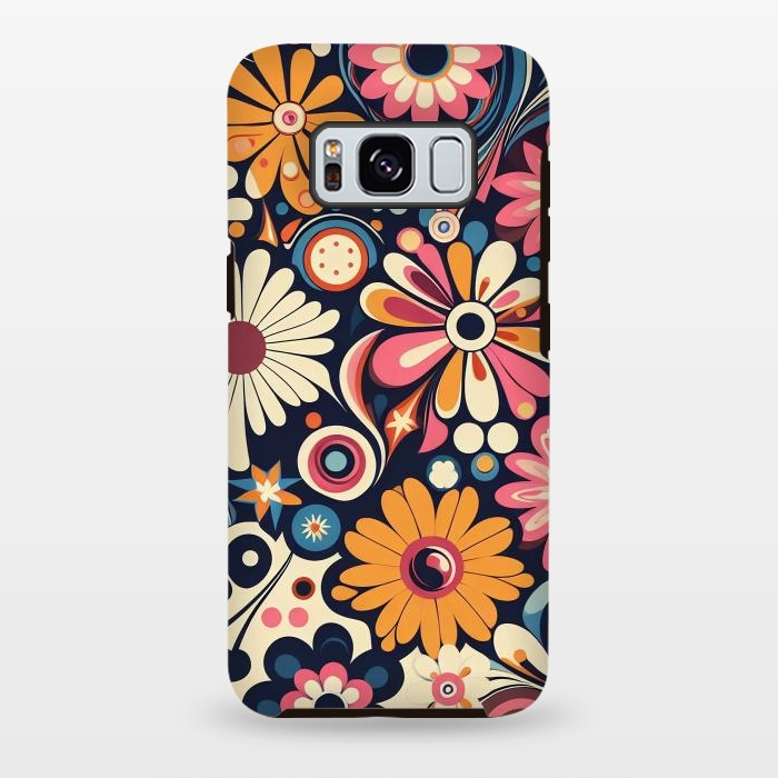 Galaxy S8 plus StrongFit 60s Flower Power 1 by JohnnyVillas