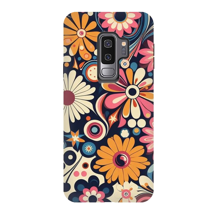 Galaxy S9 plus StrongFit 60s Flower Power 1 by JohnnyVillas