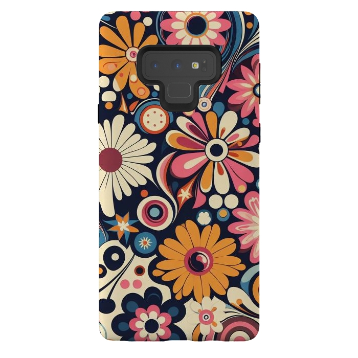 Galaxy Note 9 StrongFit 60s Flower Power 1 by JohnnyVillas