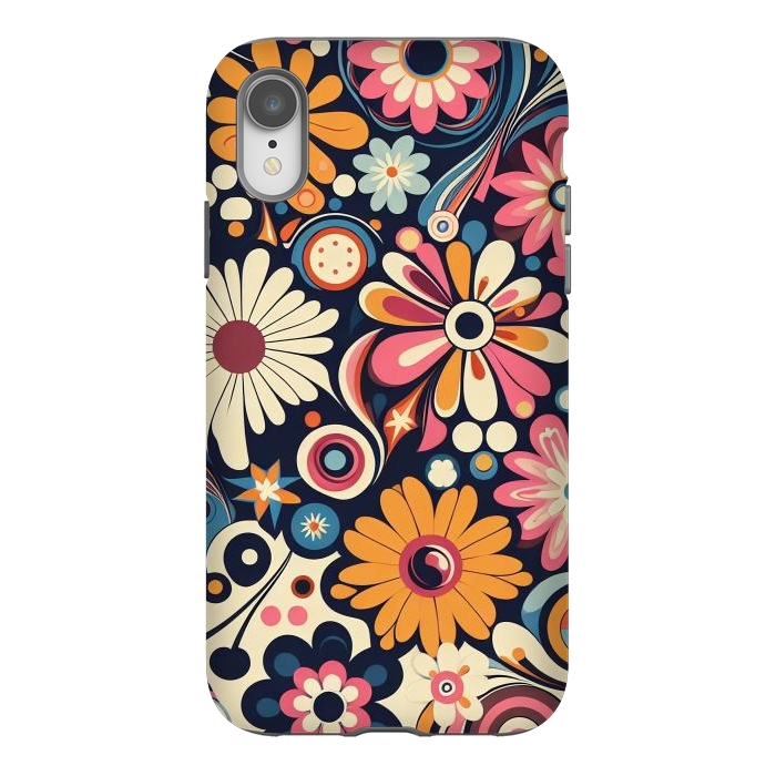 iPhone Xr StrongFit 60s Flower Power 1 by JohnnyVillas