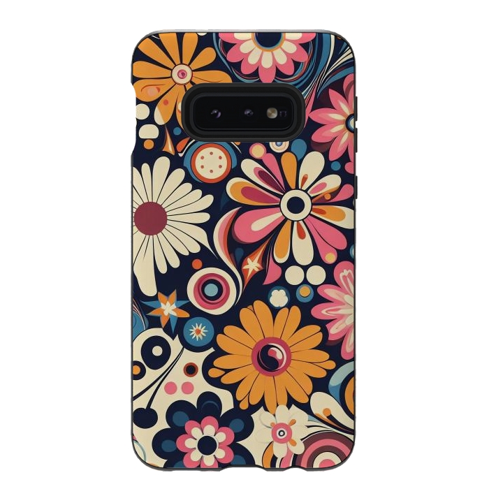 Galaxy S10e StrongFit 60s Flower Power 1 by JohnnyVillas