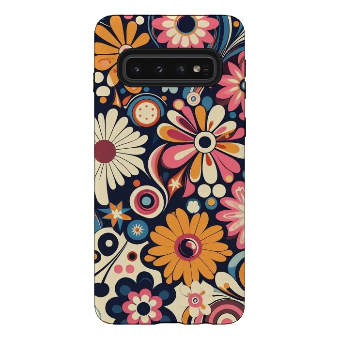 Galaxy S10 StrongFit 60s Flower Power 1 by JohnnyVillas