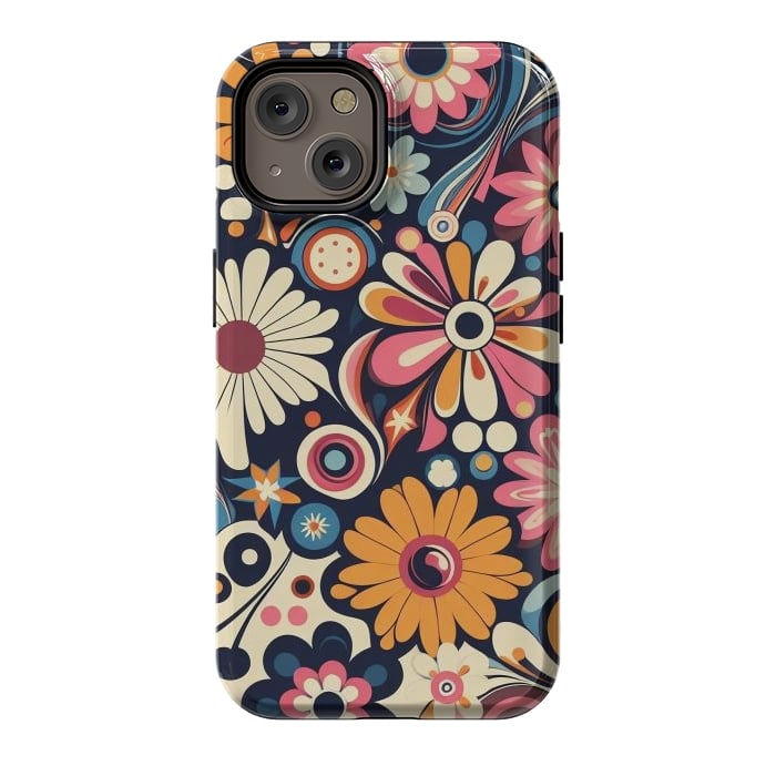 iPhone 14 StrongFit 60s Flower Power 1 by JohnnyVillas