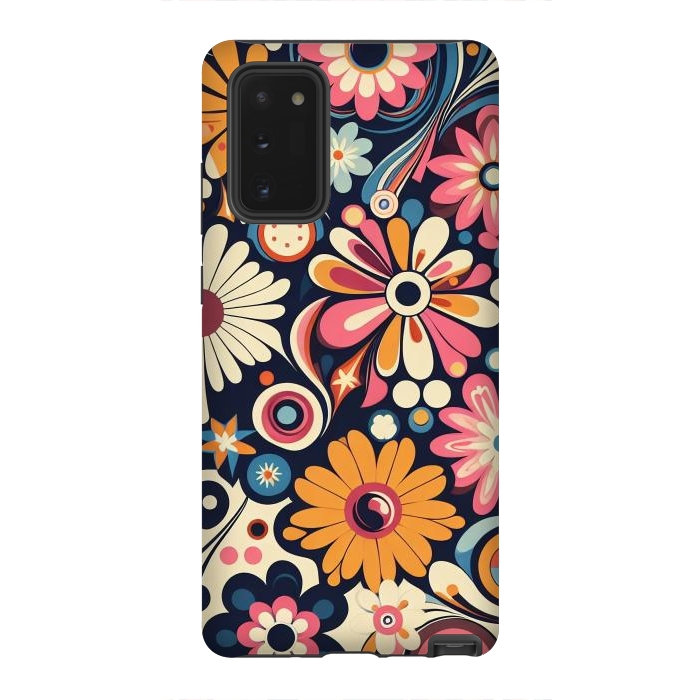 Galaxy Note 20 StrongFit 60s Flower Power 1 by JohnnyVillas