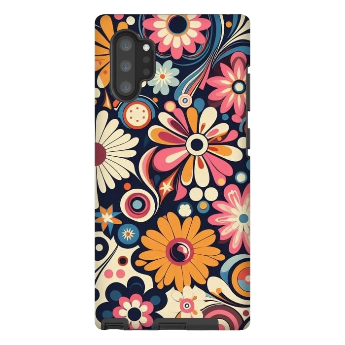 Galaxy Note 10 plus StrongFit 60s Flower Power 1 by JohnnyVillas