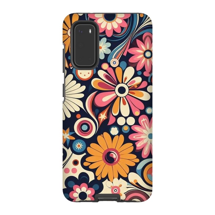 Galaxy S20 StrongFit 60s Flower Power 1 by JohnnyVillas