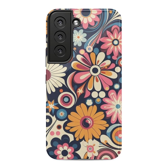 Galaxy S22 StrongFit 60s Flower Power 1 by JohnnyVillas