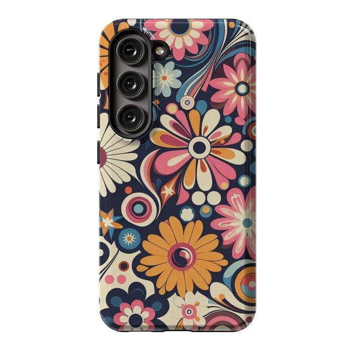 Galaxy S23 StrongFit 60s Flower Power 1 by JohnnyVillas