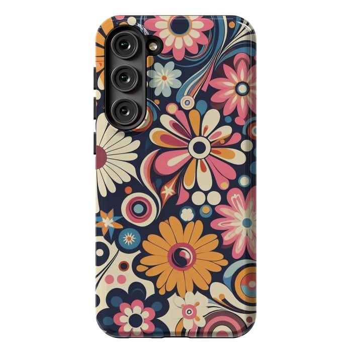 Galaxy S23 Plus StrongFit 60s Flower Power 1 by JohnnyVillas