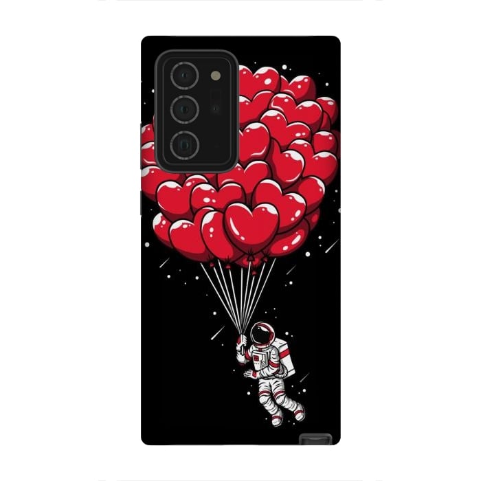 Galaxy Note 20 Ultra StrongFit Heart Balloon Astronaut by LM2Kone