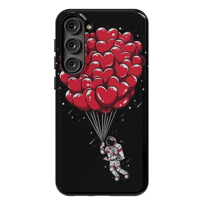 Galaxy S23 Plus StrongFit Heart Balloon Astronaut by LM2Kone