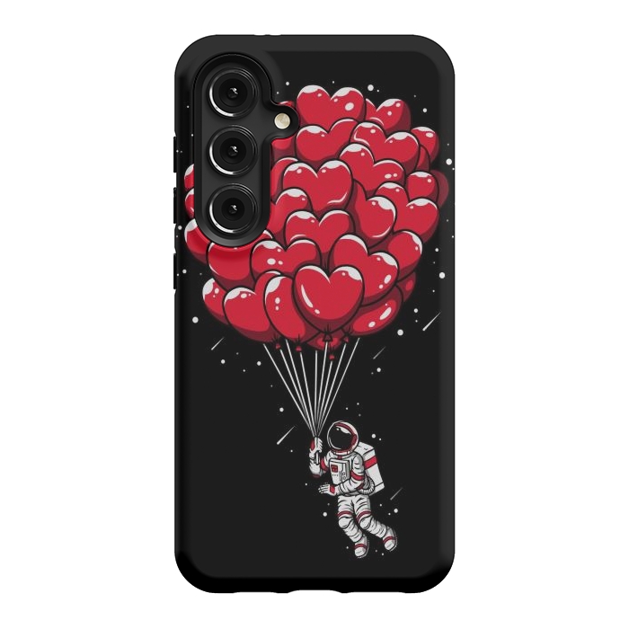 Galaxy S24 StrongFit Heart Balloon Astronaut by LM2Kone