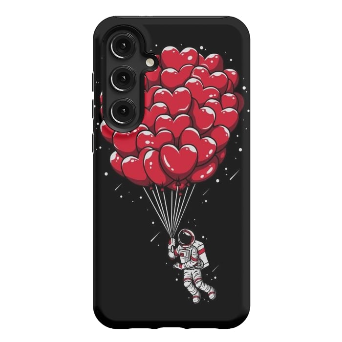Galaxy S24 Plus StrongFit Heart Balloon Astronaut by LM2Kone