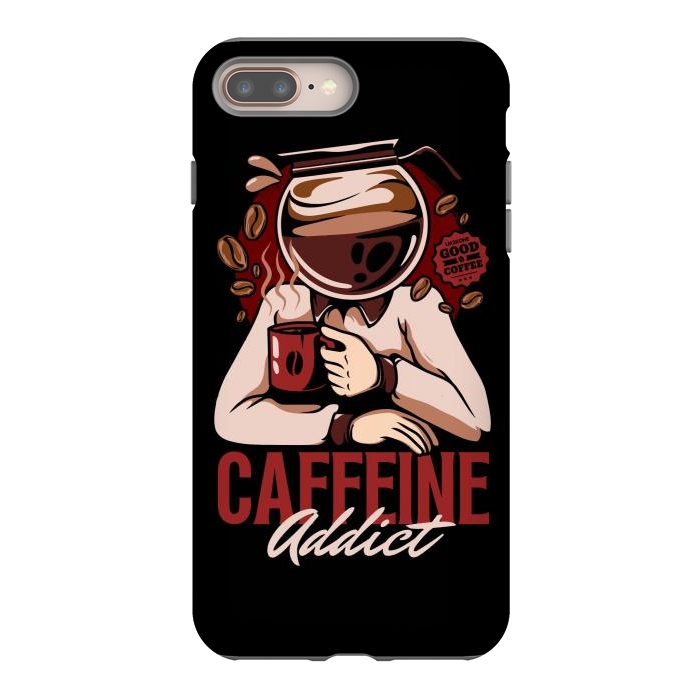 iPhone 7 plus StrongFit Caffeine Addict by LM2Kone