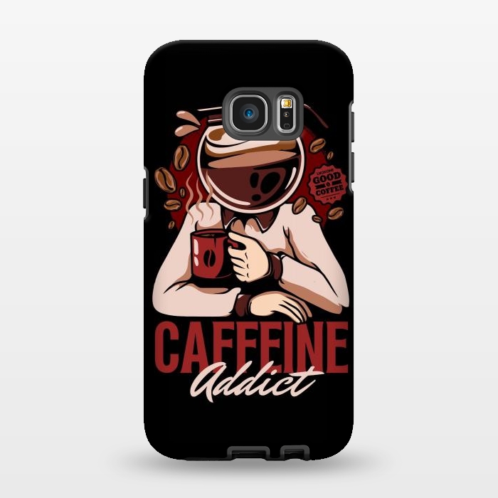 Galaxy S7 EDGE StrongFit Caffeine Addict by LM2Kone