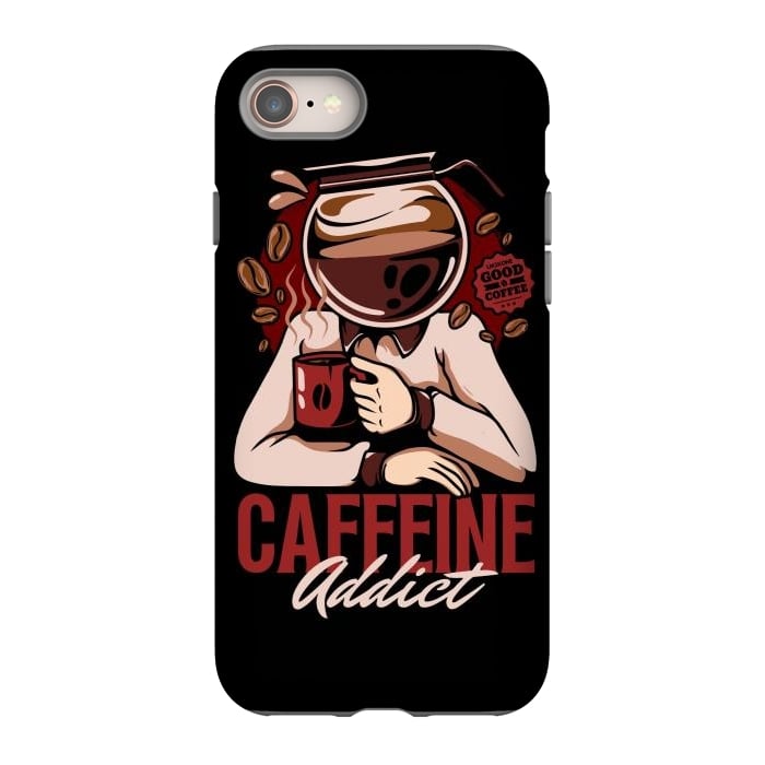 iPhone SE StrongFit Caffeine Addict by LM2Kone