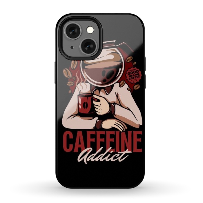 iPhone 12 mini StrongFit Caffeine Addict by LM2Kone