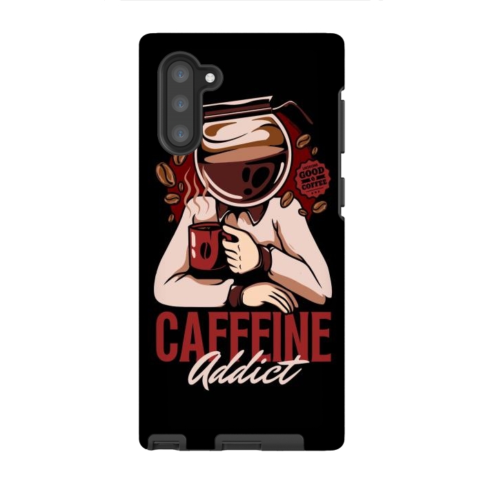 Galaxy Note 10 StrongFit Caffeine Addict by LM2Kone