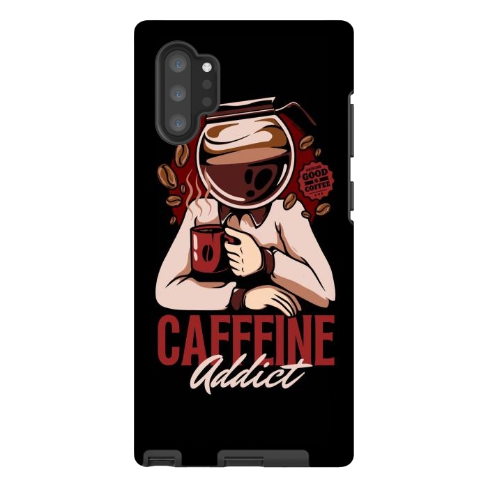 Galaxy Note 10 plus StrongFit Caffeine Addict by LM2Kone