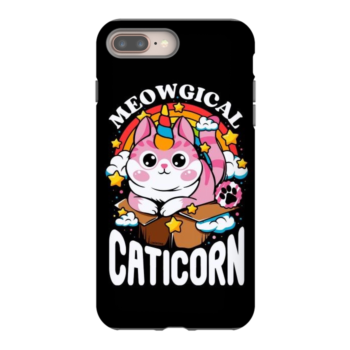 iPhone 7 plus StrongFit Cute Meowgical Caticorn by LM2Kone